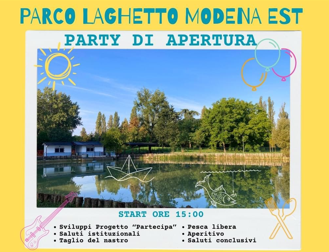 Parco del Laghetto di Modena Est:  Party di apertura